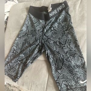Nike pro shorts size small , 7 inch long. Great condition, lightly worn